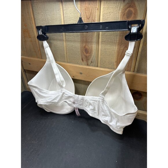 Victorias Secret Perfect Coverage Bra 40DD White Adjustable Straps Underwire - Picture 3 of 5